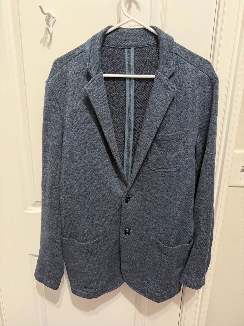 Faherty Men's Inlet Knit Blazer Large - Blue